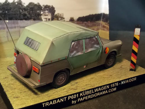Trabant P 601 Kübelwagen Paper Craft